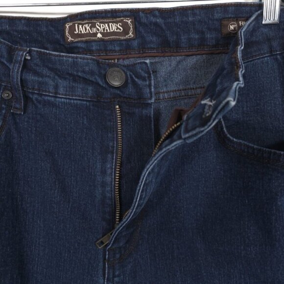 JACK OF SPADES High Rolles Jeans Men's 36x32 Comfort Fit Straight Leg - Picture 8 of 13